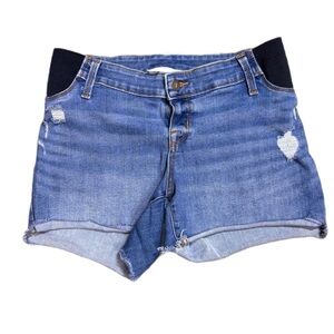 COPY - NEW ISABEL MATERNITY Classic Denim Shorts Midi Short size 4